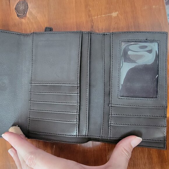 Esprit Tri Fold Organizer Envelope Clutch Wallet - Picture 4 of 14